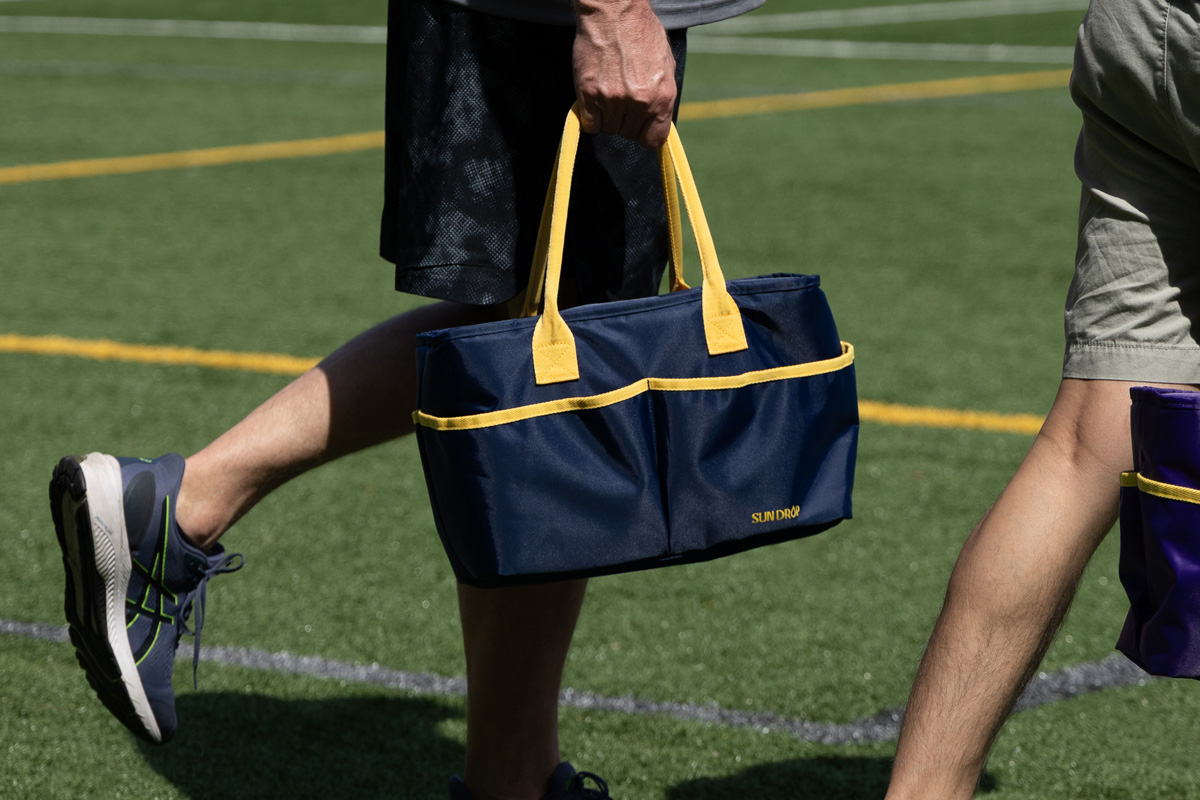 Sun Drop lunch bag in action — lifestyle shot